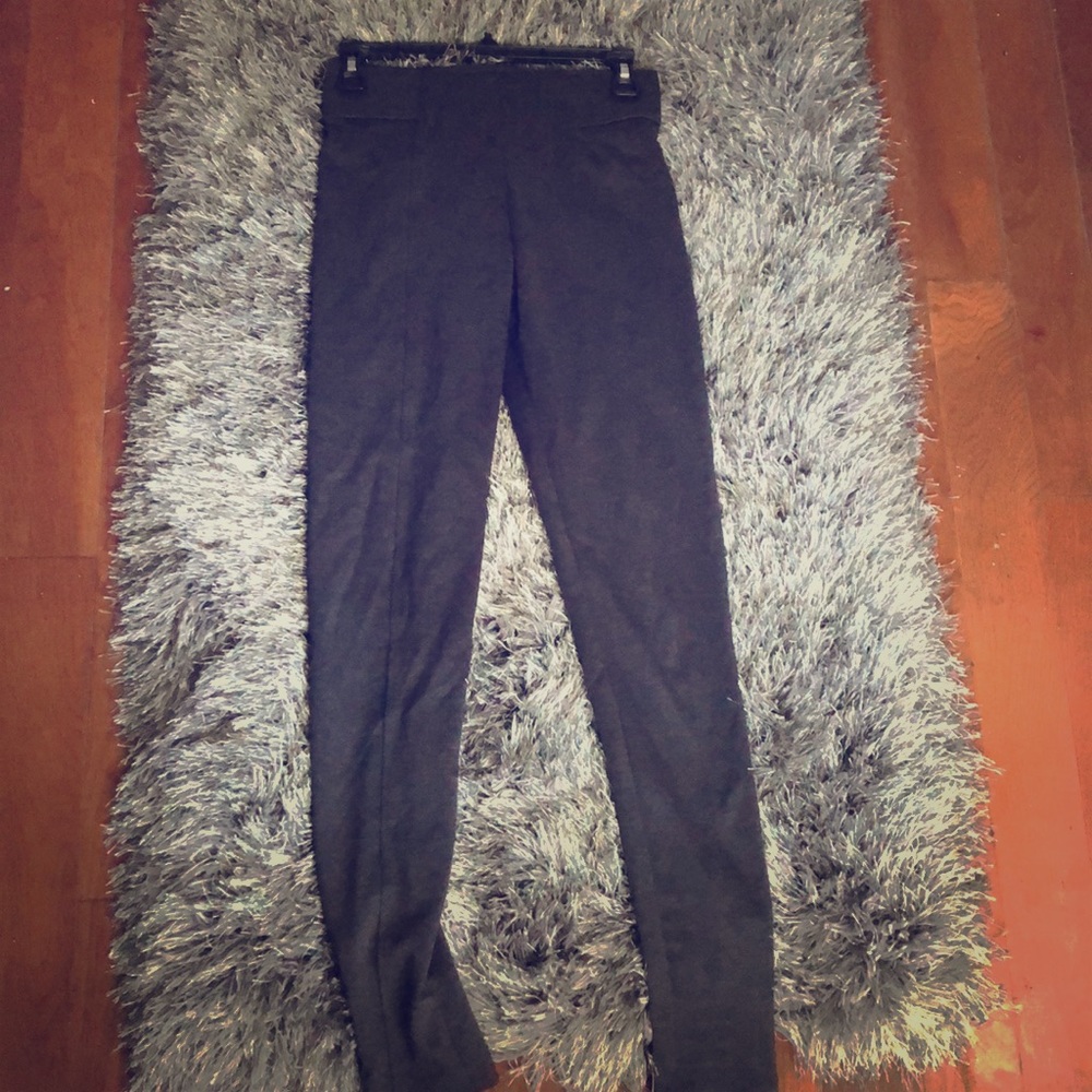 Grey stretch pants